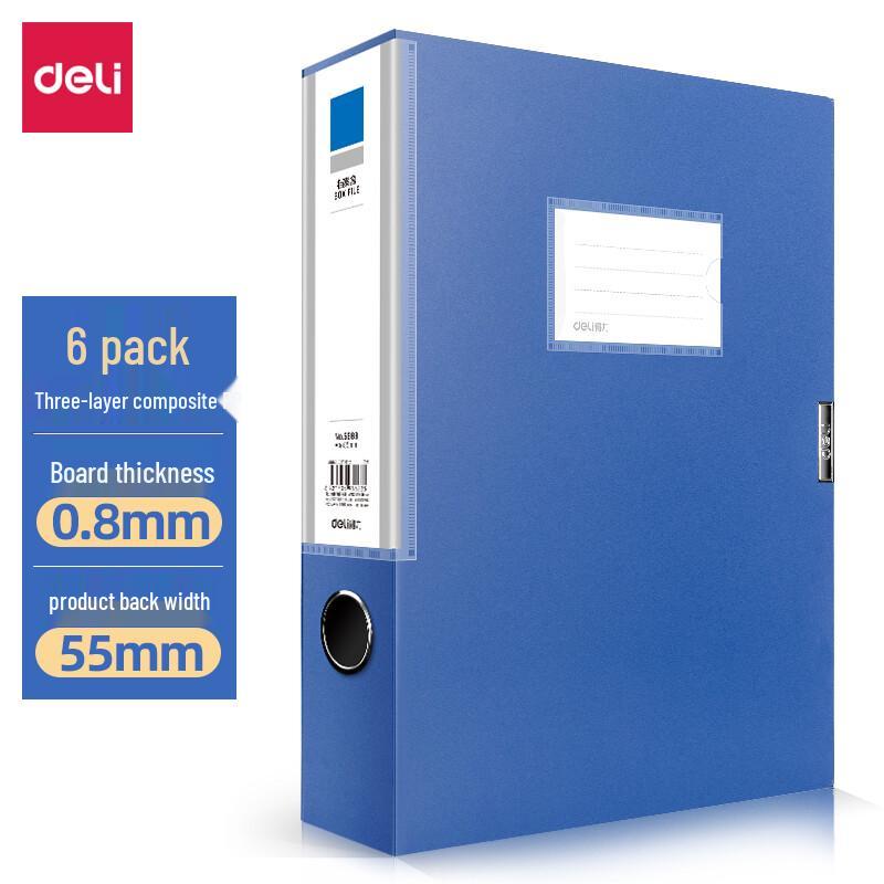 Deli A4 Plastic File Box
