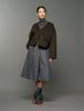 JOSUN Front Wrap-Style 3/4 Length Skirt-Style Pants