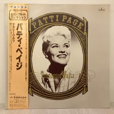 LP Record PATTI PAGE - Tennessee Waltz EVER19 MERCURY Japan Obi Pop