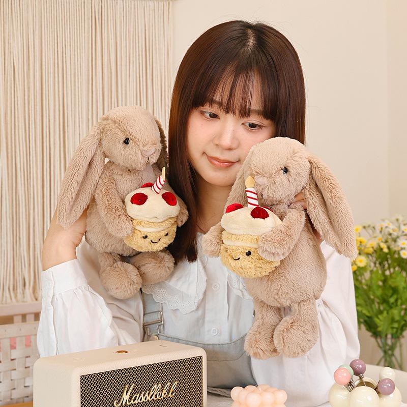 Jahodový dort Králíček Plyšová panenka Dárek pro dívky