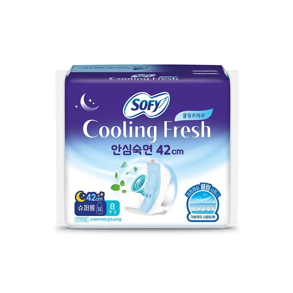 SOFY Cooling Fresh Sanitary Pad Super Long 8P