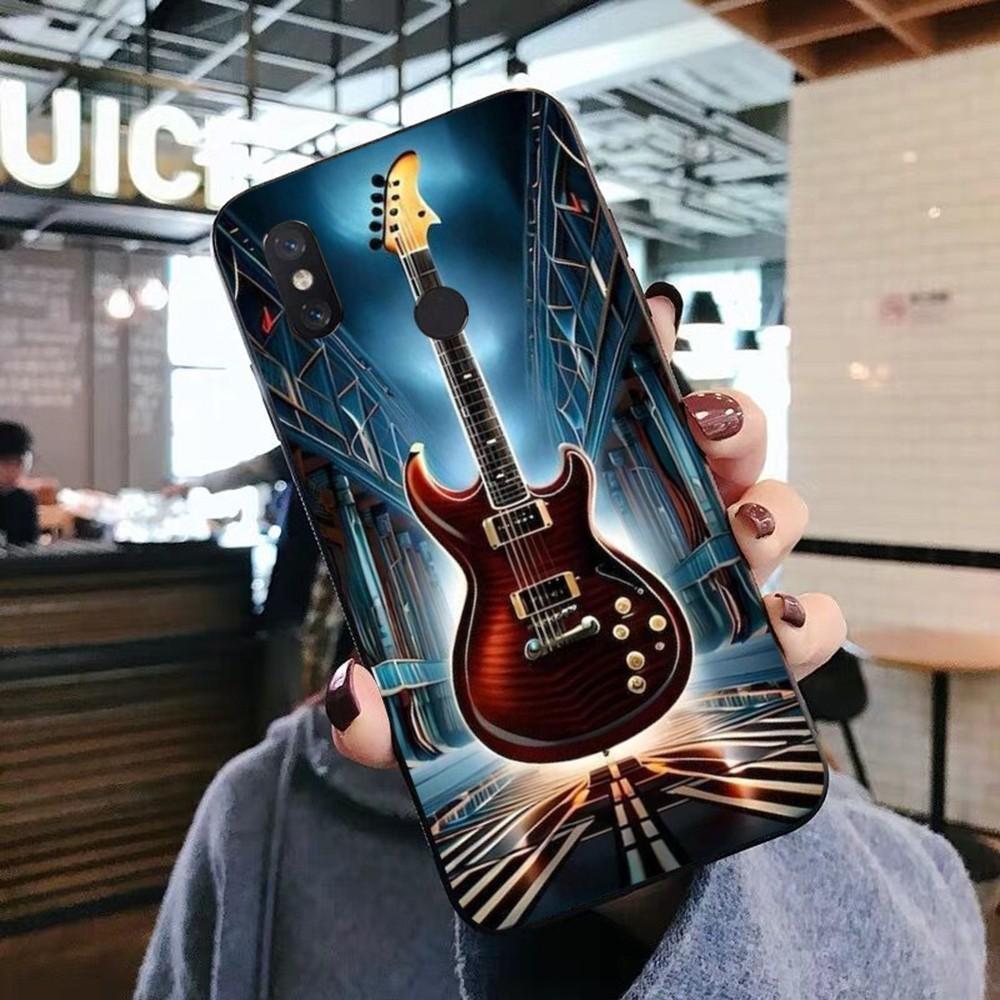 Music Instrument Guitar Piano Phone Case For Xiaomi Mi 5X 8 9 10 11 12 Lite Pro 10T PocoX3pro PocoM3 Note 10 Pro Lite
