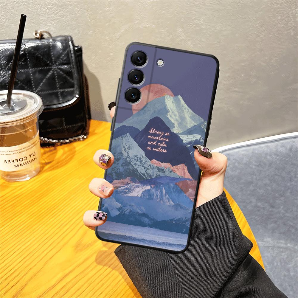 Creative Mountain Peak Art Phone Cover Case for Samsung Galaxy A05 A23 A55 A52 A36 A57 A15 A06 A73 A51 A25 A16 A53 A17 A37 A50