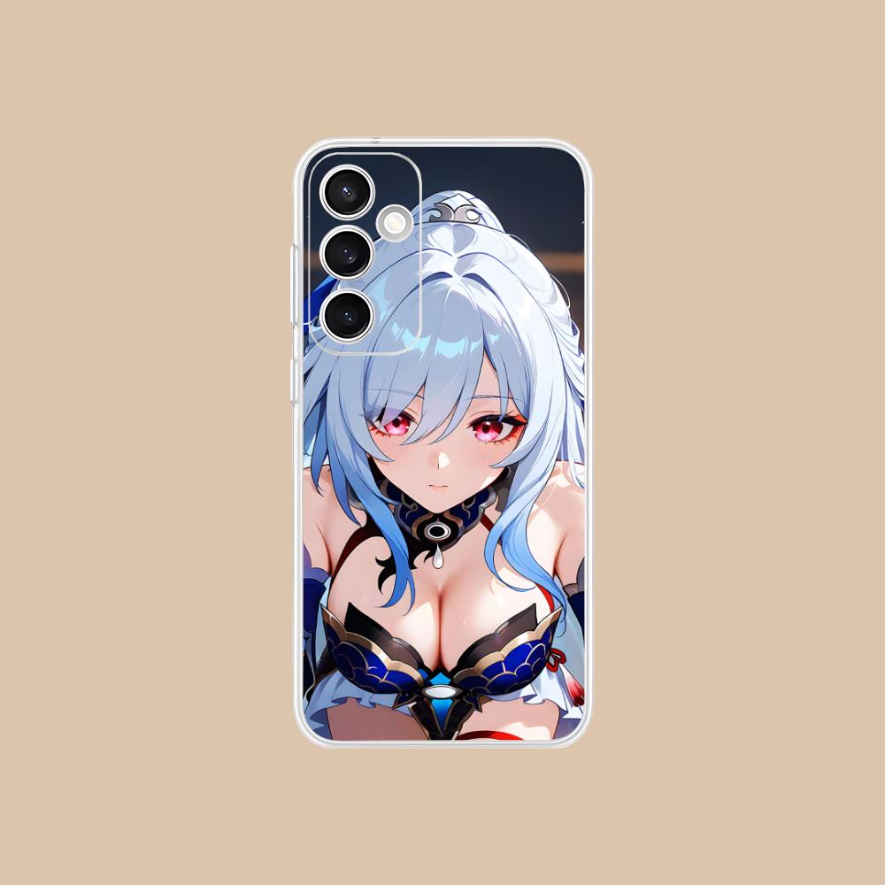 HSR Jingliu Clear Mobile Phone Case for Samsung Galaxy S25 S24 S23 S22 S21Plus FE Ultra Colorful Cover