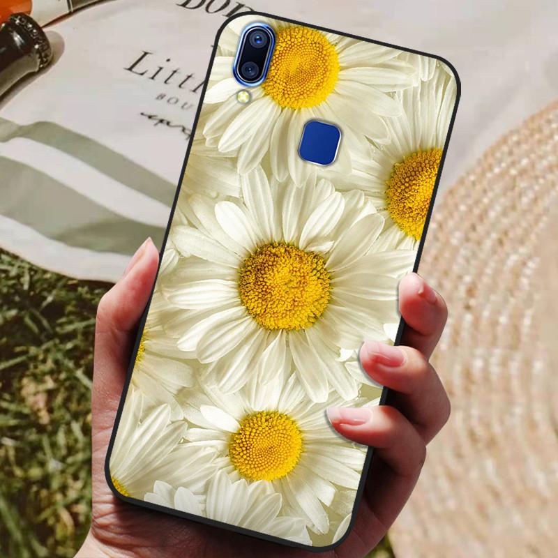 For Coque Vivo Y93 Lite Case Silicone Cartoon Painted Soft TPU Back Cover For Vivo Y91 Y95 Y93 Lite Case Y 91 Phone Cases Capas