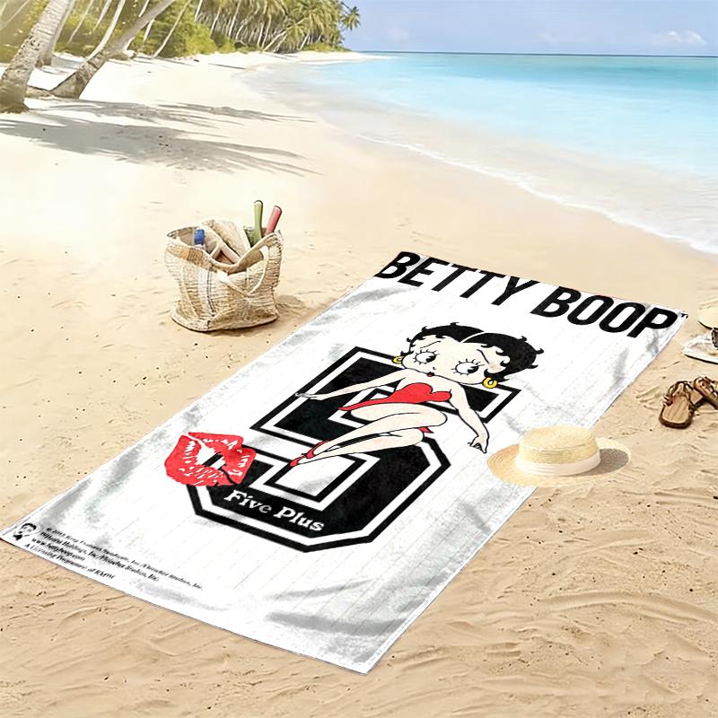 Betty Boop Beach Towel, A Must-have for Any Perfect Trip, Perfect Birthday, Holiday Gift For Family and Friends