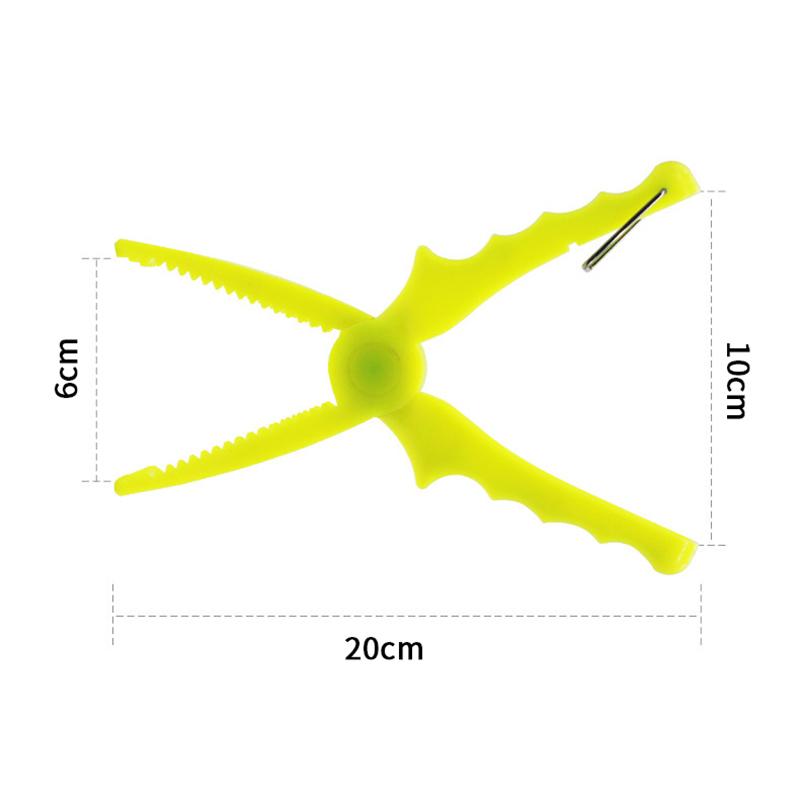 1Pc Non-Slip Fishing Pliers Abs Fish Clamp Fish Gripper Catcher Grip Catch Release Tool Hook Extractor Fish Body Holder Tongs