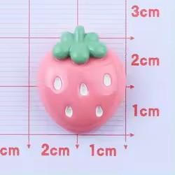 Artificial Resin Flat Back Fruit Design Fridge Magnet for Souvenir and Home Decor