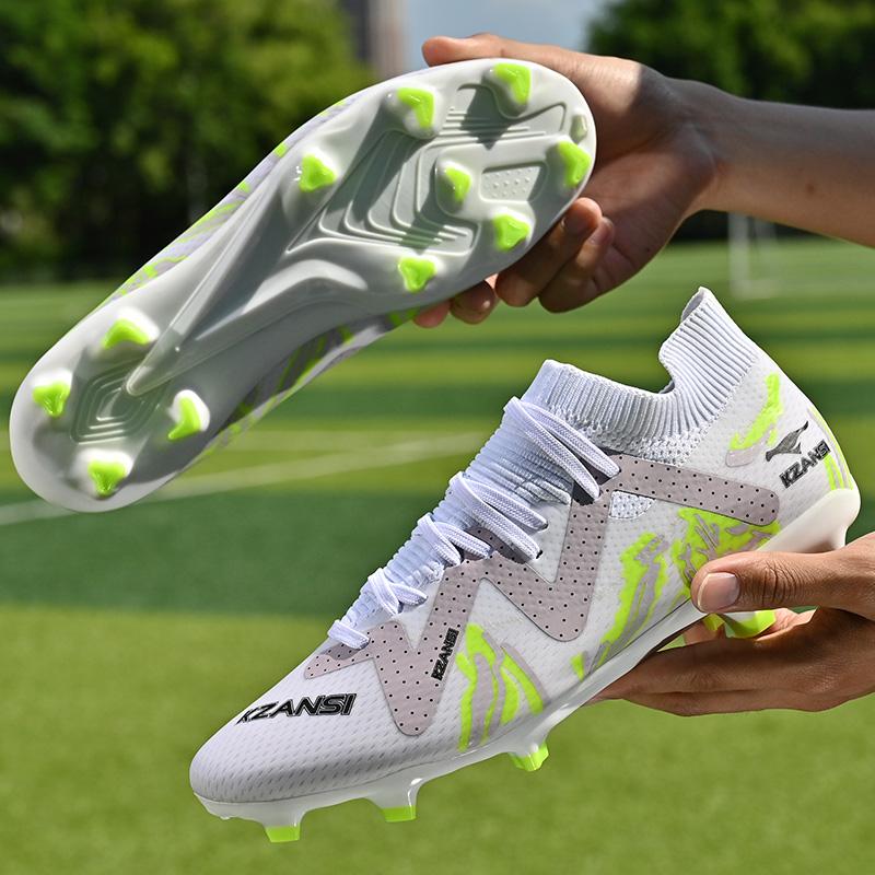 Jugend-Fußballschuhe, hohe Outdoor-Männer, lange Nägel, Sport-Fußballschuhe, große Größe von Jugend-Sport-Fußballschuhen