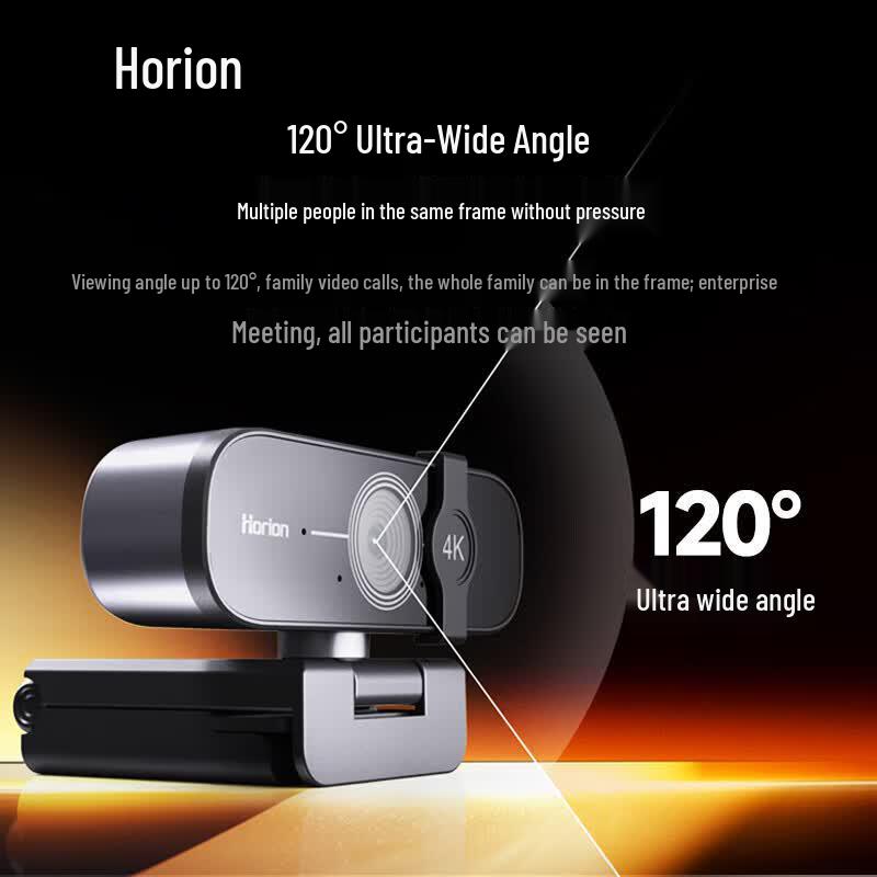Horion 4K UHD Conference Camera with Integrated Microphone (CN version)