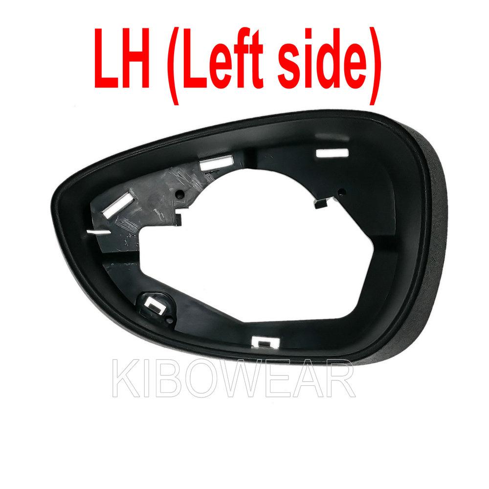 Soporte de Marco de Espejo Lateral para Ford FIESTA MK7 MKVII 2009-2017 2010 2011 2012 2013 2014 2015 2016 Embellecedor de Contorno de Cristal de Ala