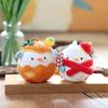 Charming Yellow Chick Plush Keychain Ultra Soft Short Plush Toy Bag Accessory
