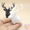 Christmas Miniature Deer Head Wall Decoration for 1/12 Dollhouse