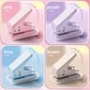 1pcs Macaron Color Single-Hole Mini Hole Punch Portable Manual Puncher for School Office DIY Crafts Stationery Office A3067