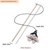 Pet Supplies Feather Bell Fairy Teaser Wand Collection - Interactive Cat Toys