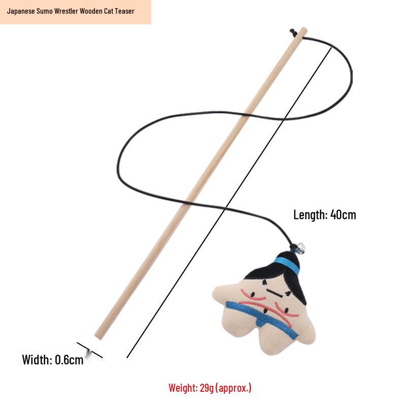 Pet Supplies Feather Bell Fairy Teaser Wand Collection - Interactive Cat Toys