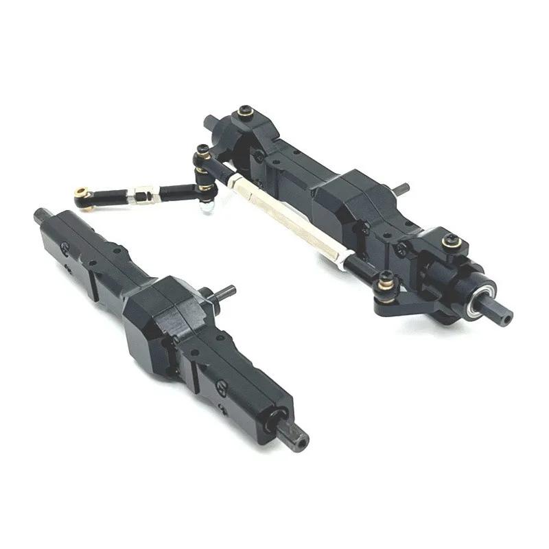 Popu For  RC Car Upgrades Parts Accessories WPL Metal Front and Rear Axle Set  WPL C14 C24 C34 C44 B14 B24 1/16
