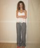 Eopaeleolakaibeu Rope Stripe Pants - Navy