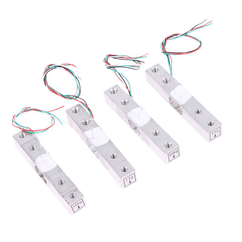 1/2Pcs Aluminum Alloy Weighing Pressure Sensor 1Kg 5Kg 10Kg 20Kg Hx711 Ad Module Weight Sensor Electronic Scale Load Cell