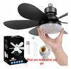 E27 Silent Smart Ceiling Fan Light for Home or Restaurant