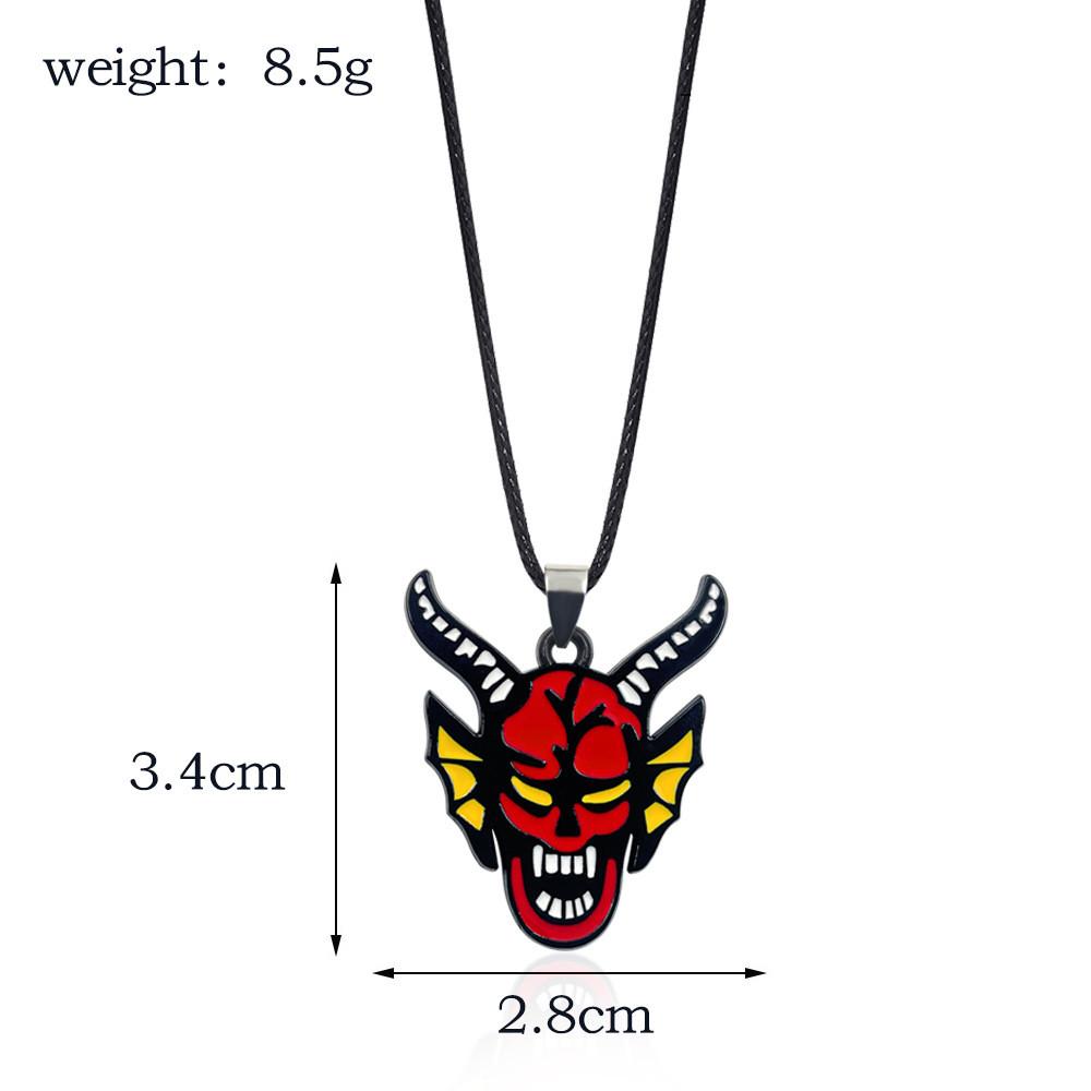 Naszyjnik Stranger Things Sezon 4 Z Wisiorkiem Litery Żarówki Dla Fanów Kolekcjonerów