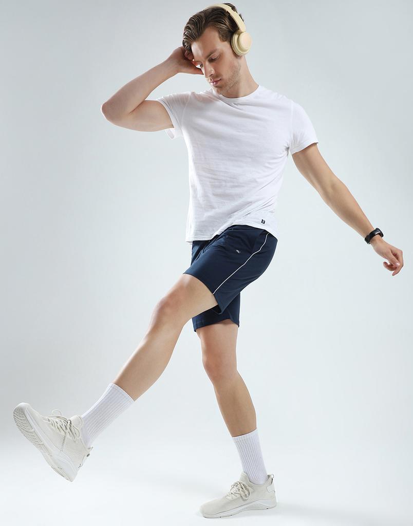 MONTE CARLO Mens Solid Regular Fit Bermuda