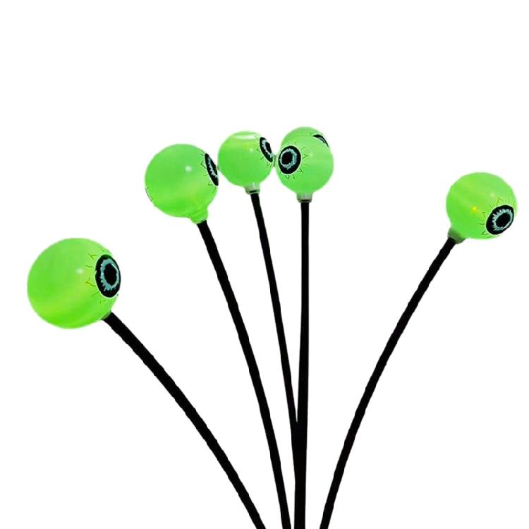 

Halloween Lights Ghostly Eye Fairy Lights with Solar Powered for Nighttime Charm 1 зелёный
