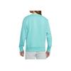 Nike Solid Color Letter Embroidered Crew Neck Pullover Long Sleeve Sweatshirt Unisex sweatshirt Light-Blue BV2663-392