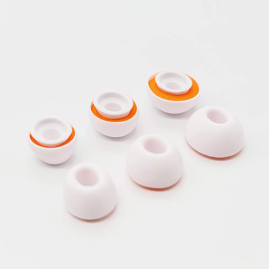 Symbio Eartips Compatible with Airpods 1 pair each of and L sizes noise sound Symbio A Pro, S, M, (sound isolation/improved cancellation/high