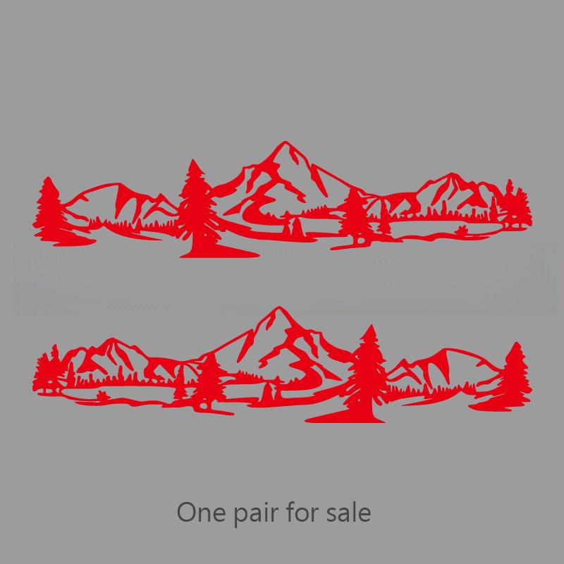 Körper Wald Berg Aufkleber kreativ&lustig Aufkleber für Cartoon-Fans&Liebhaber, hohe Qualität für Autos Lastwagen Motorräder &Laptops