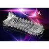 5Pcs Reusable Condoms Male Penis Extension Sleeves Sperm Lock Cock Ring Dildo Cover Adult Sex Toys For Men Delay Ejaculation