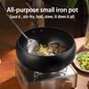 Household Small Flat Bottom Frying Pan Handmade Forging Big Belly Pot Uncoated NON-STICK PANKitchen Gas Stove Universal Pan