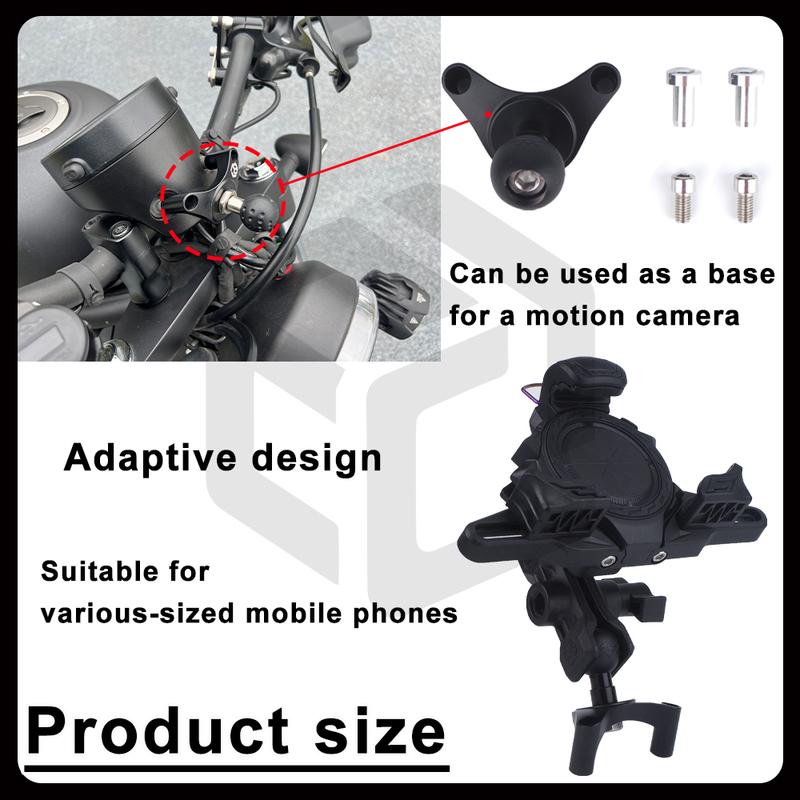 Motorcycles Center-mounted Mobile Phone Stand Navigation Stand for HONDA CM / REBEL 250 500 1100 with Camera Baseplate