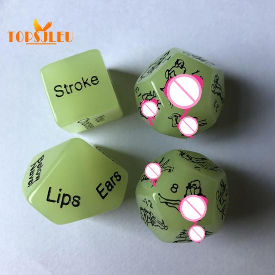 Sexy wiederverwendbares Würfelset – 1/2/4/5 Stück, sicher, aufregend, leuchtendes Design, kniffliges Nachtclub-Spielzeug für endlosen Spaß