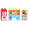 BlockLabo Block Lab Anpanman First Block Set Exciting Kitchen and Dokin-chan