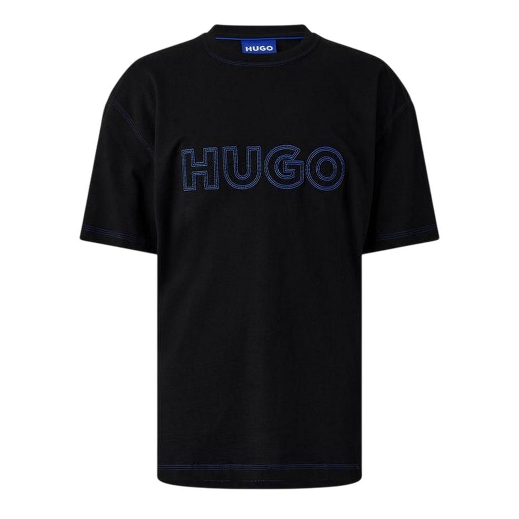 Hugo Mens Embroidered Logo Stitched T-Shirt