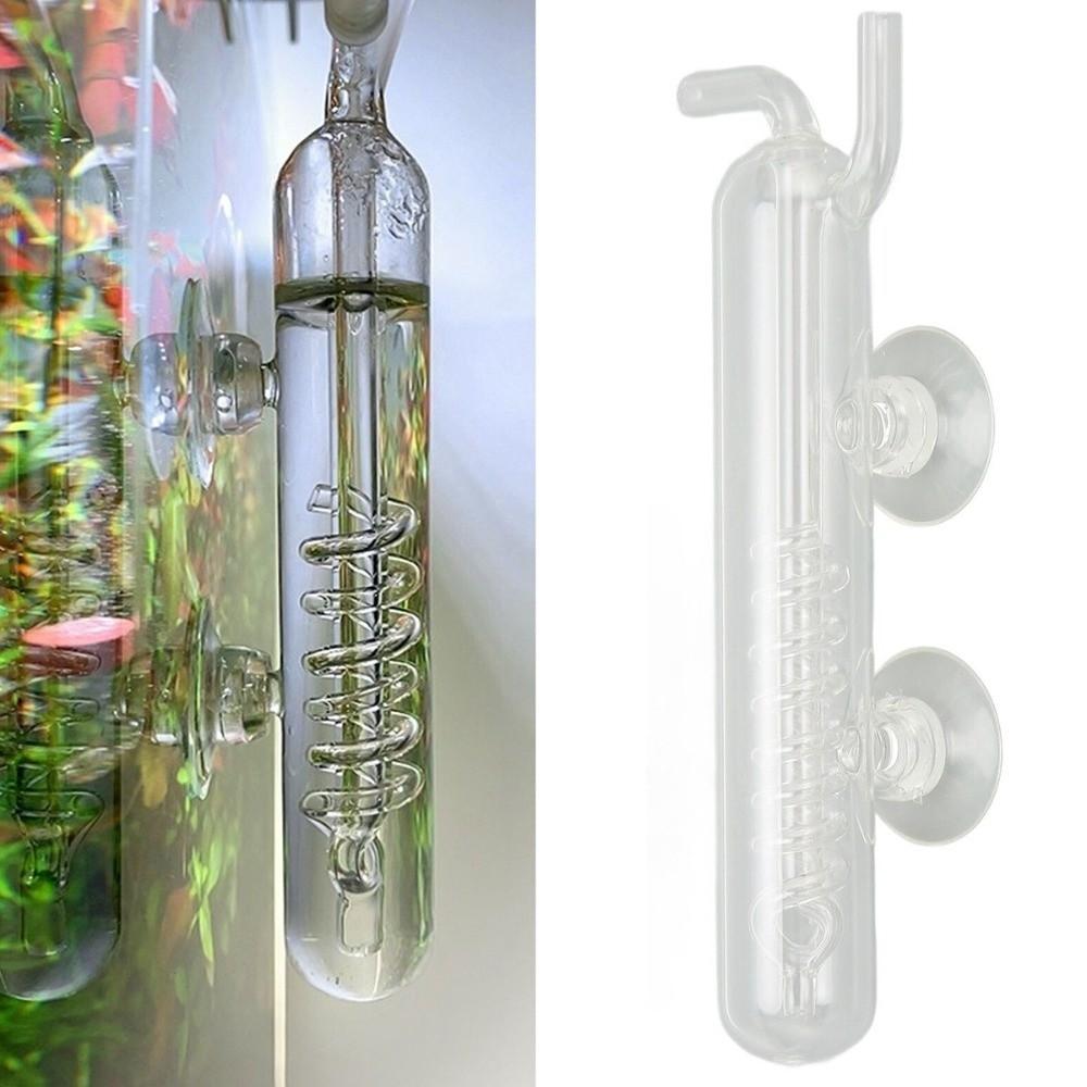 with Suction Cup CO2 Bubble Counter High Transparent Dioxide Reactor CO2 Diffuser Fish Tank