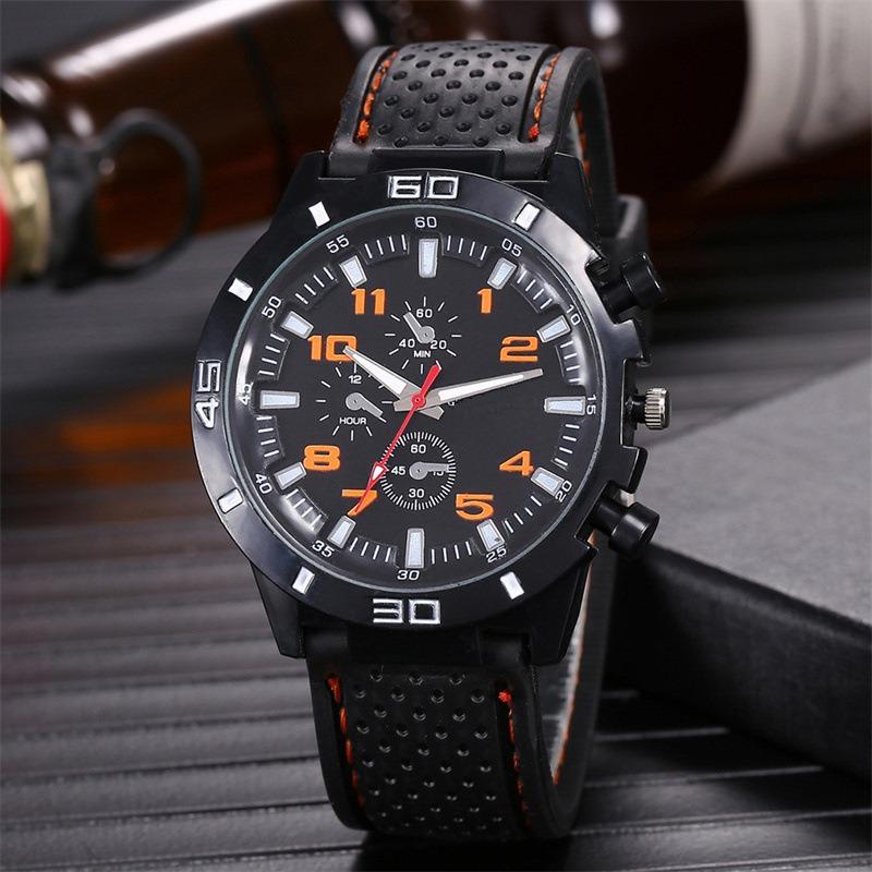 New Sports Silicone Fashion Racing Business Quartz Men's Watch Watch