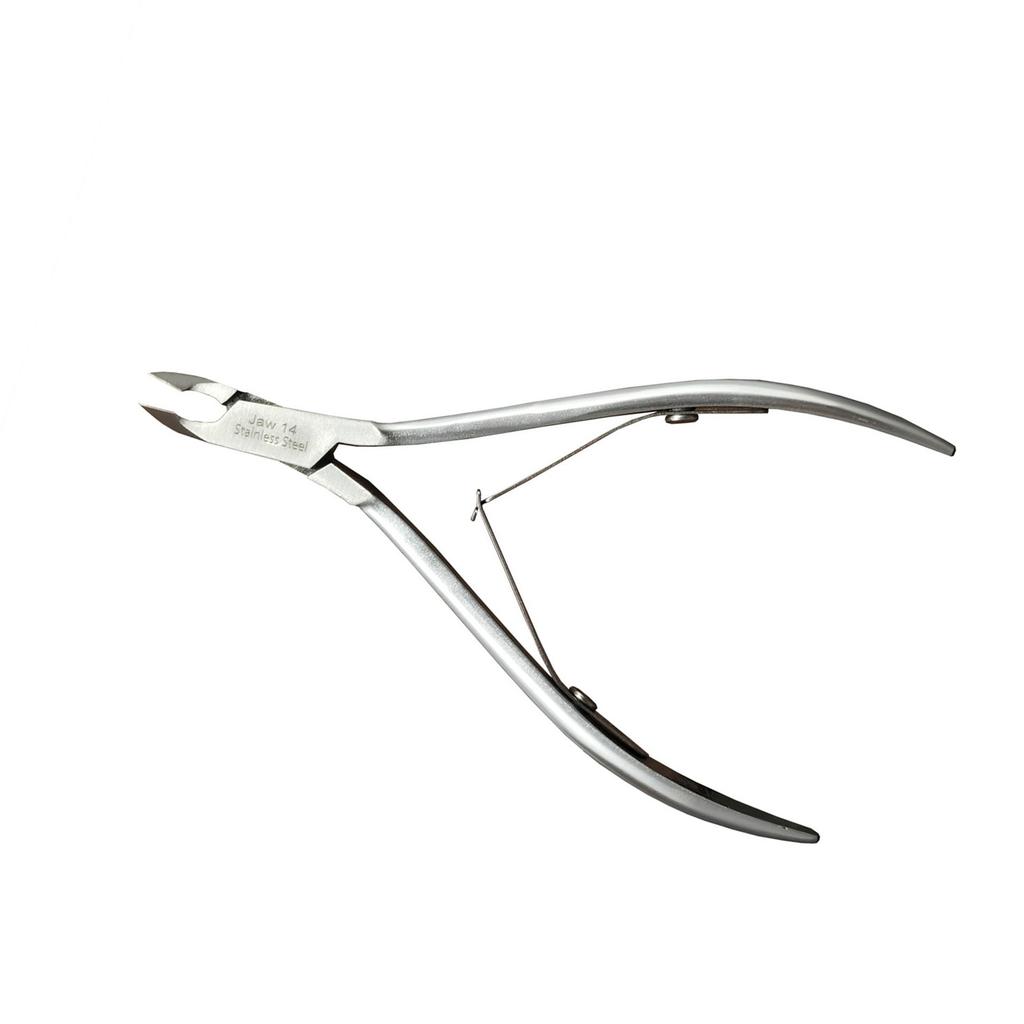 Cuticle Nipper Professional Stainless Steel Cuticle Clipper Nail Tool with 4 Inch Handle for Nail Care Easy To Cut