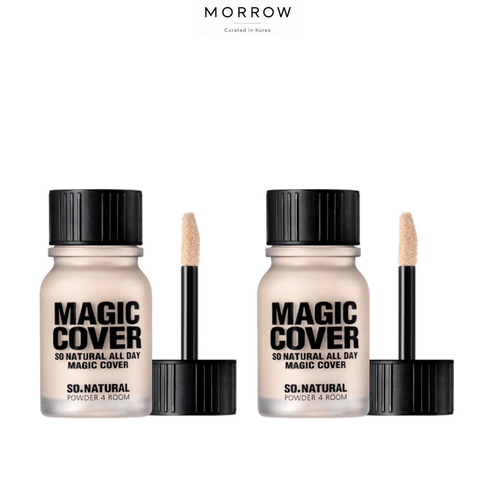 SO NATURAL All Day Magic Cover High-Coverage Long-Wear Concealer 10ml 10ml 2EA