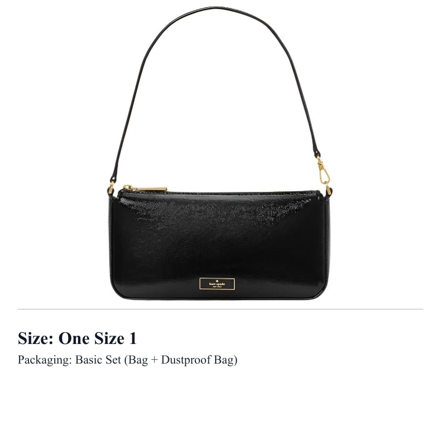 Kate Spade Artificial Leather Handbag Women's Black KM554-001