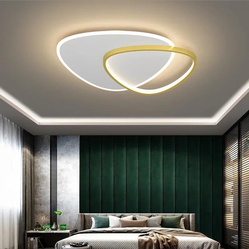 Ultra-thin Led Ceiling Lights Modern Simple Bedroom Lamp Home Art Study Lighting Kitchen Balcony Black/gold Ceiling Lamp Fixture
