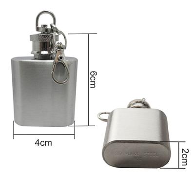 1 Oz Mini Pocket Stainless Steel Wine Bottle Whiskey Liquor Hip Flask Screw Cap