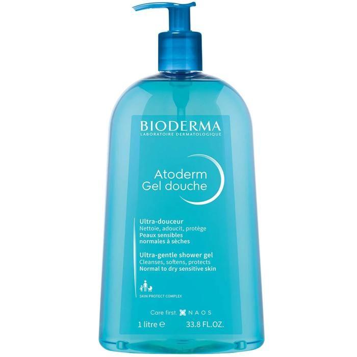 Gel Douche Bioderma Atoderm Pour Peaux Sensibles 1L