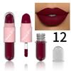 Halloween Lipgloss-Set, 3-teiliger nicht-klebender glänzender Lippenstift, glitzernde lila und schwarze Lippenfarben, langanhaltend, nicht abfärbend