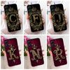 Casing For Motorola Moto G53 G55 G73 Case For Moto G55 XT2435-2 Cover Silicone Luxury Crown A-Z Letters 2D Painted Soft Bumper