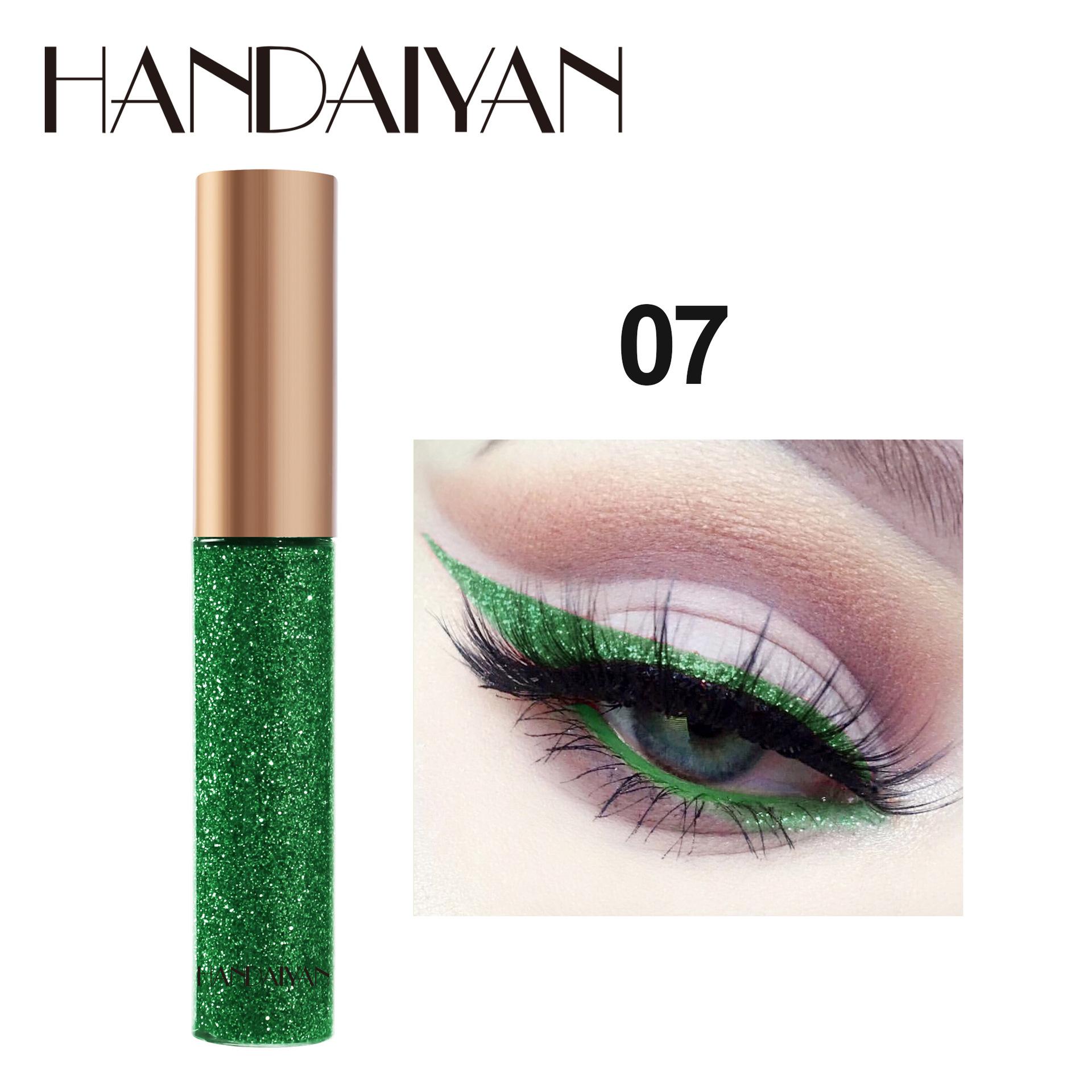 

HANDAIYAN Eye Shadow жидкие сценический ночной клуб макияж шоу макияж Блеск Блестящие тени для век 07