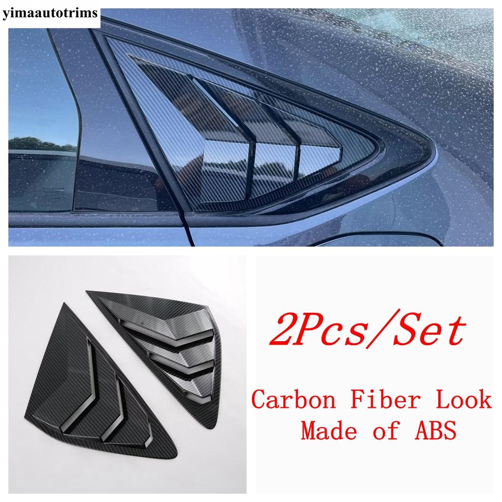 Rear Triangle Window Louver Shutter Shade Blind Side Air Vent Panel Cover Trim Accessories For Honda Accord Sedan 11th 2024