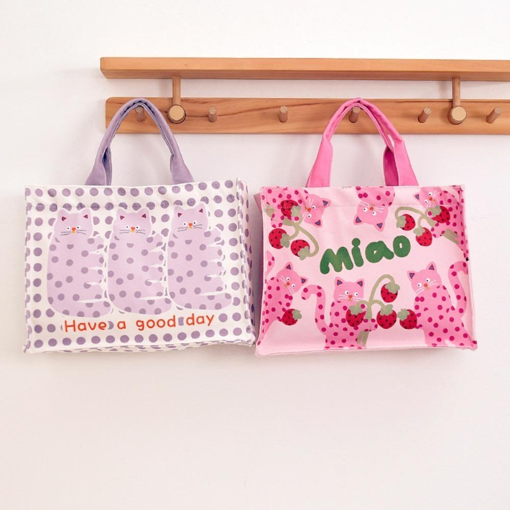 

с ручкой, сумка с мультяшным принтом, дорожная сумка из дакрона, сумка для хранения косметики большой емкости