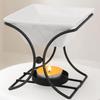 Unique X Shape Ceramic Oil Burners Oil Diffuser Candle Holder for Enhancing Home Ambiances Contemporary Homes Decors
